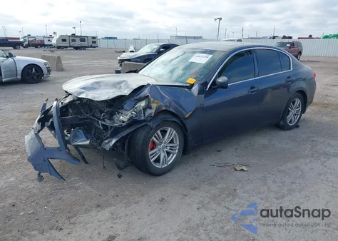 2013 Infiniti G37X из США, поврежденный, VIN JN1CV6AR0DM352849